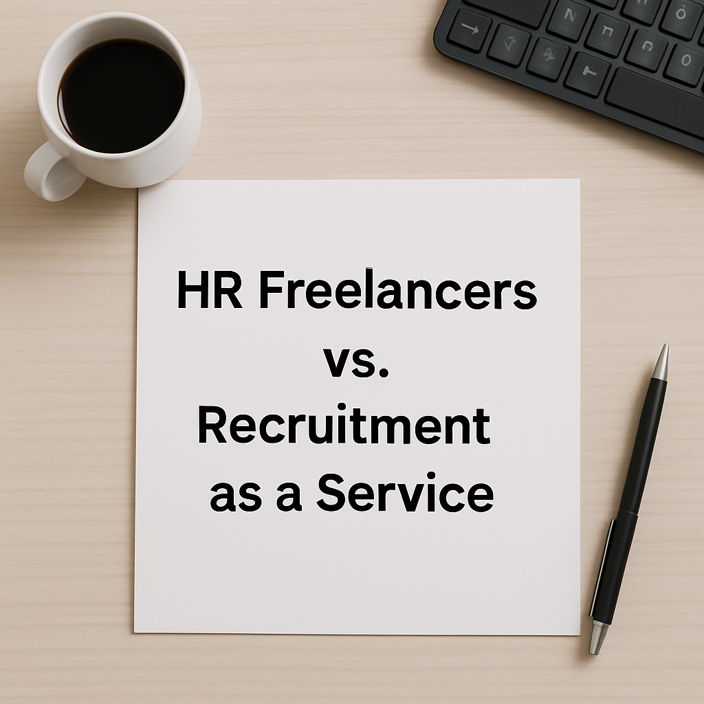 What’s the difference between HR Freelancers and Recruitment as a Service?