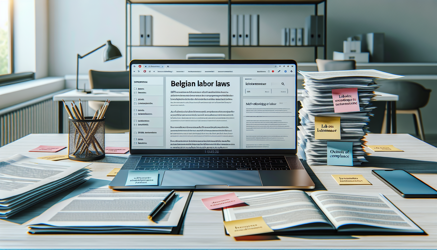 How do I comply with Belgian labor laws without hiring a full HR team?