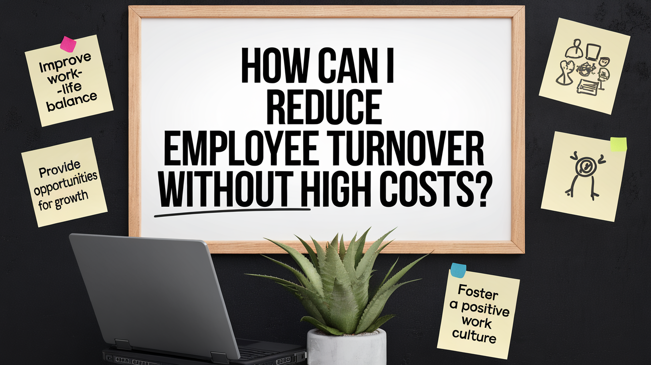 How can I reduce employee turnover without high costs?
